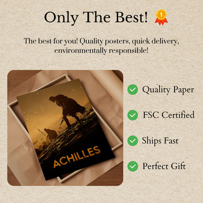 Achilles Warriors Battle Poster