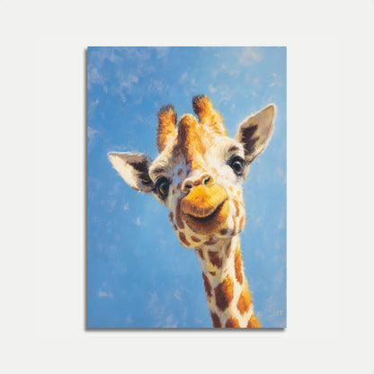 Charming Giraffe Sky Poster