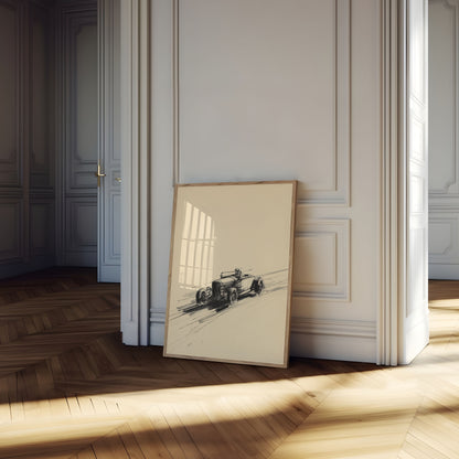 Vintage Roadster Speed Poster