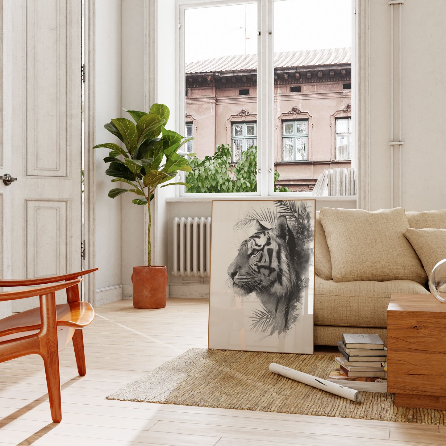 Majestic Tropical Tiger Poster