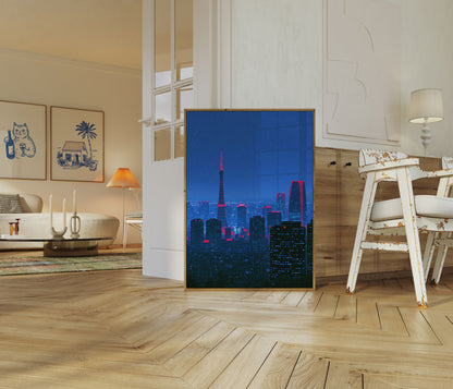 Tokyo Neon Cityscape Plakat