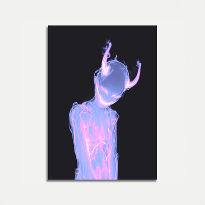 Glödande Energy Spirit Poster