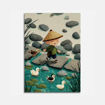 River Stones Adventurers Poster