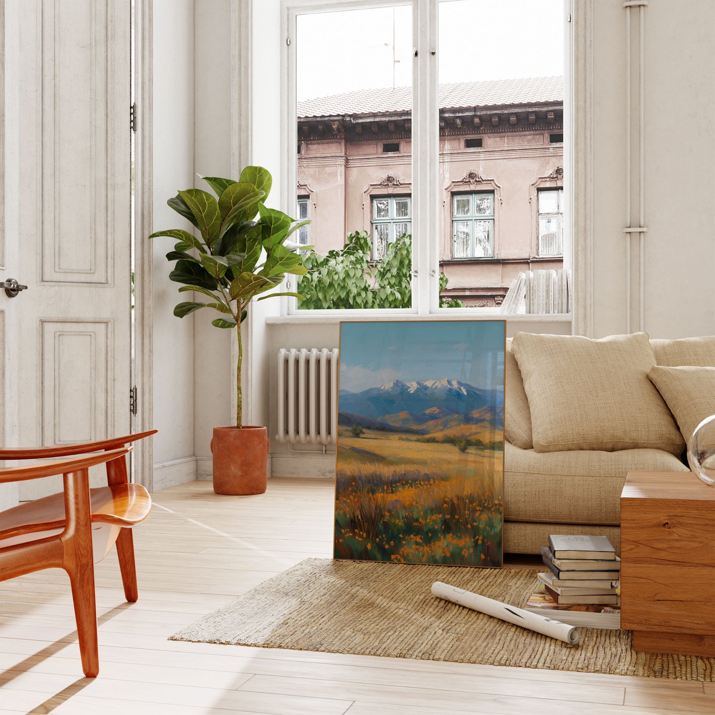 Mountain Meadow Wildflower Poster