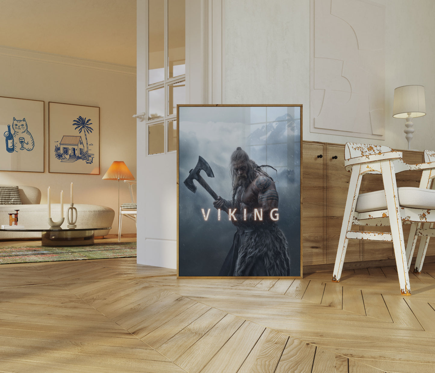 Fierce Norse Warrior Poster