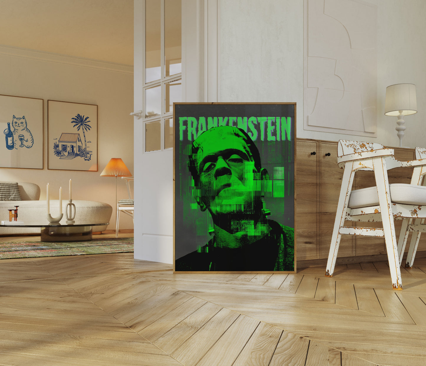 Klassisk Frankensteins monster-plakat