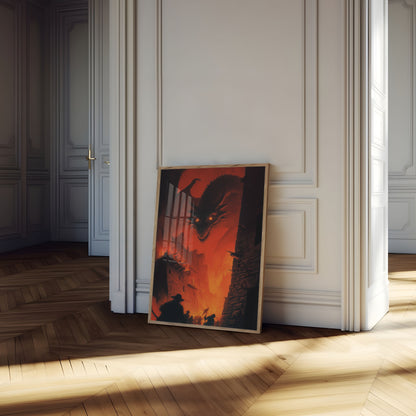 Draak's Apocalyps Gevecht Poster