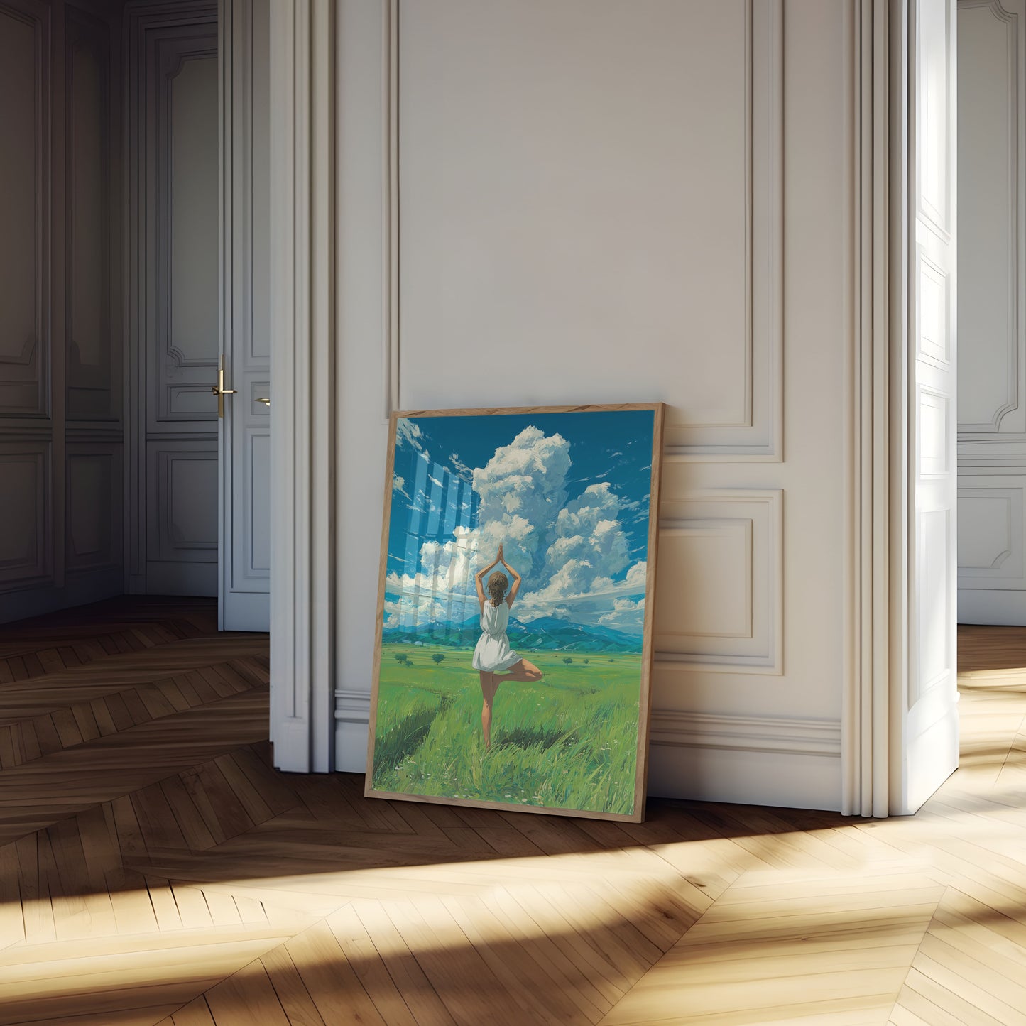 Tranquil Yoga Mountain Poster