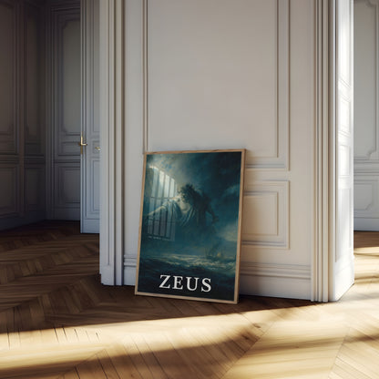 Zeus God of Thunder Poster
