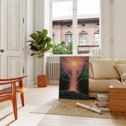 Cosmische Boom Poort Poster