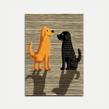 Best Friends Forever Dog Poster