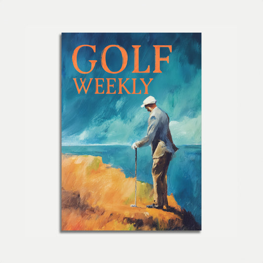 Affiche Sérénité du golf côtier