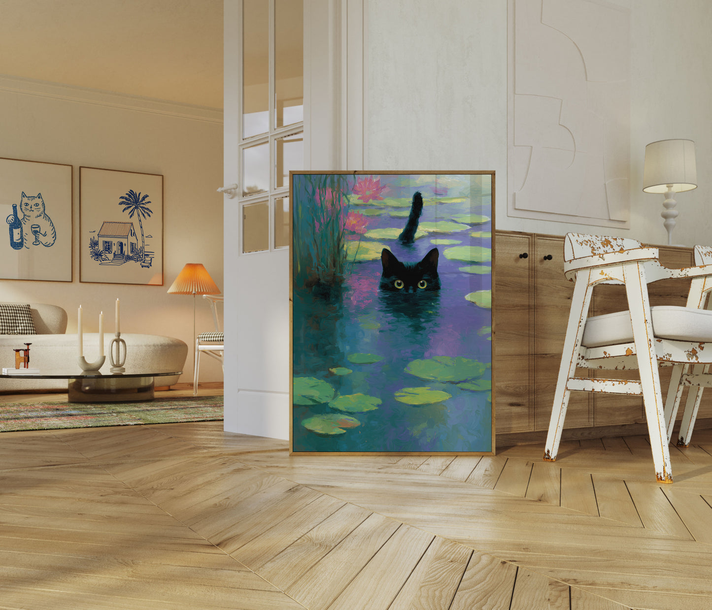 Poster del Laghetto del Gatto Nero