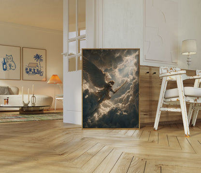 Celestial Warrior Angel Poster