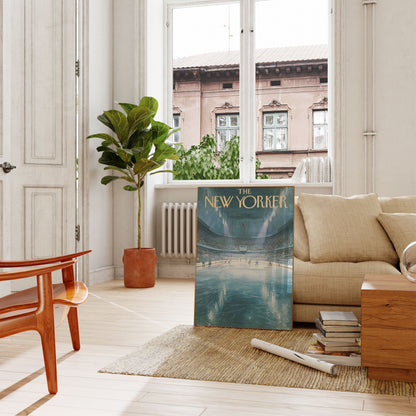 Frozen Arena: New Yorker Hockey Poster