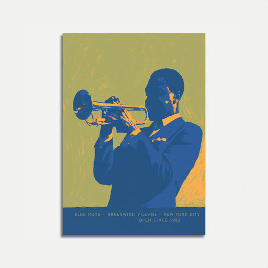 Blue Note Jazz Trumpet Poster
