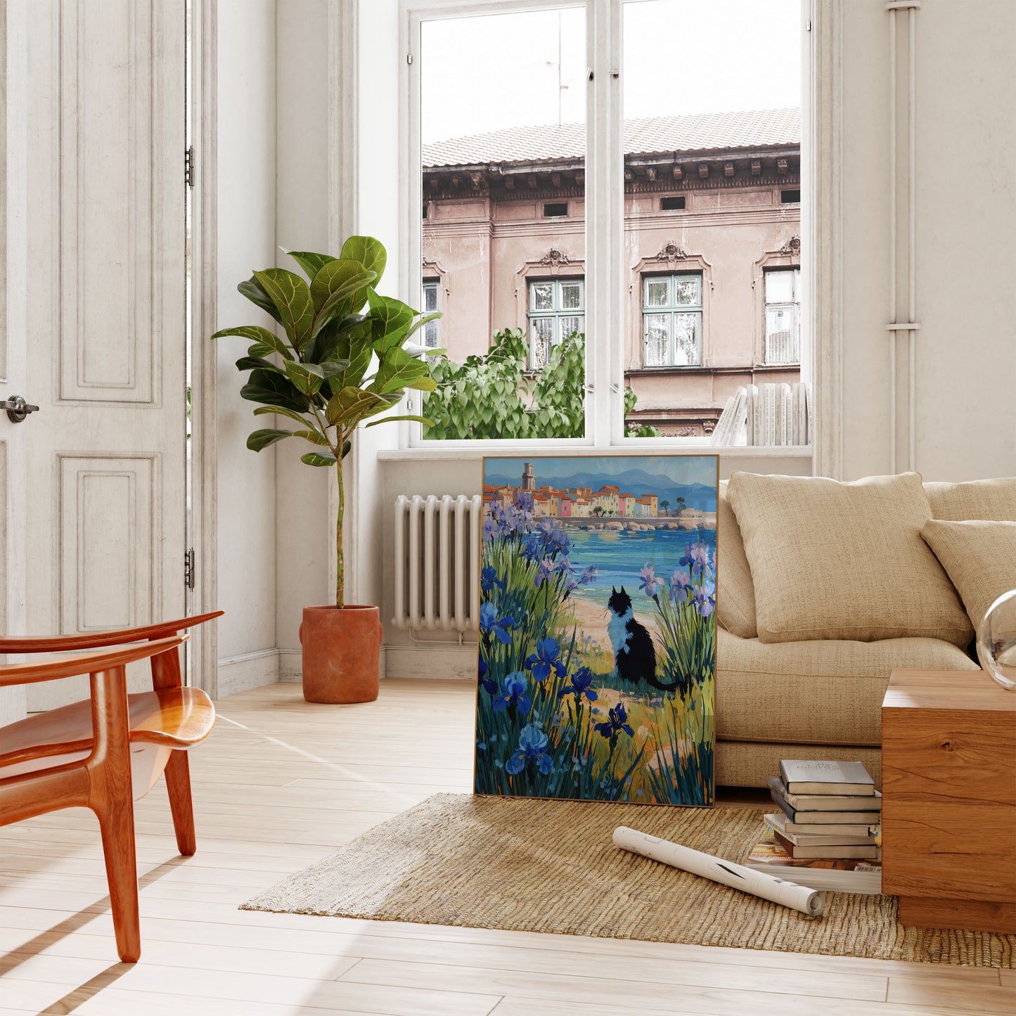 Pôster do Jardim de Íris Costeiro