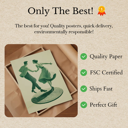 Dance Rhythm Vinyl Poster