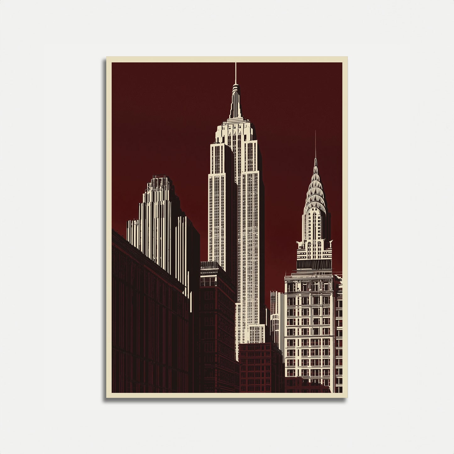 New York City Skyline Poster