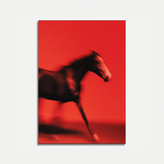 Galoperende Hest i Bevægelse Plakat