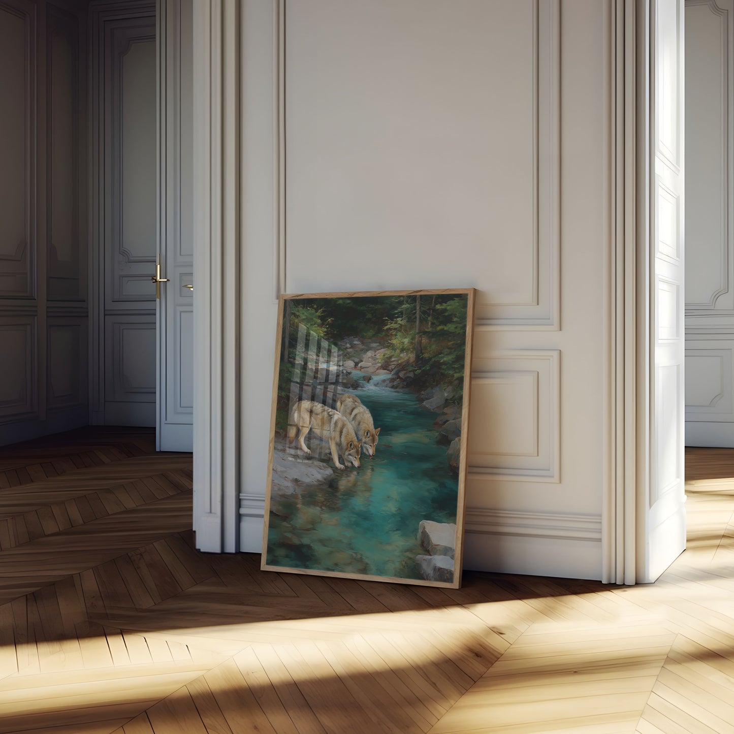 Wolves by Crystal Stream Poster
