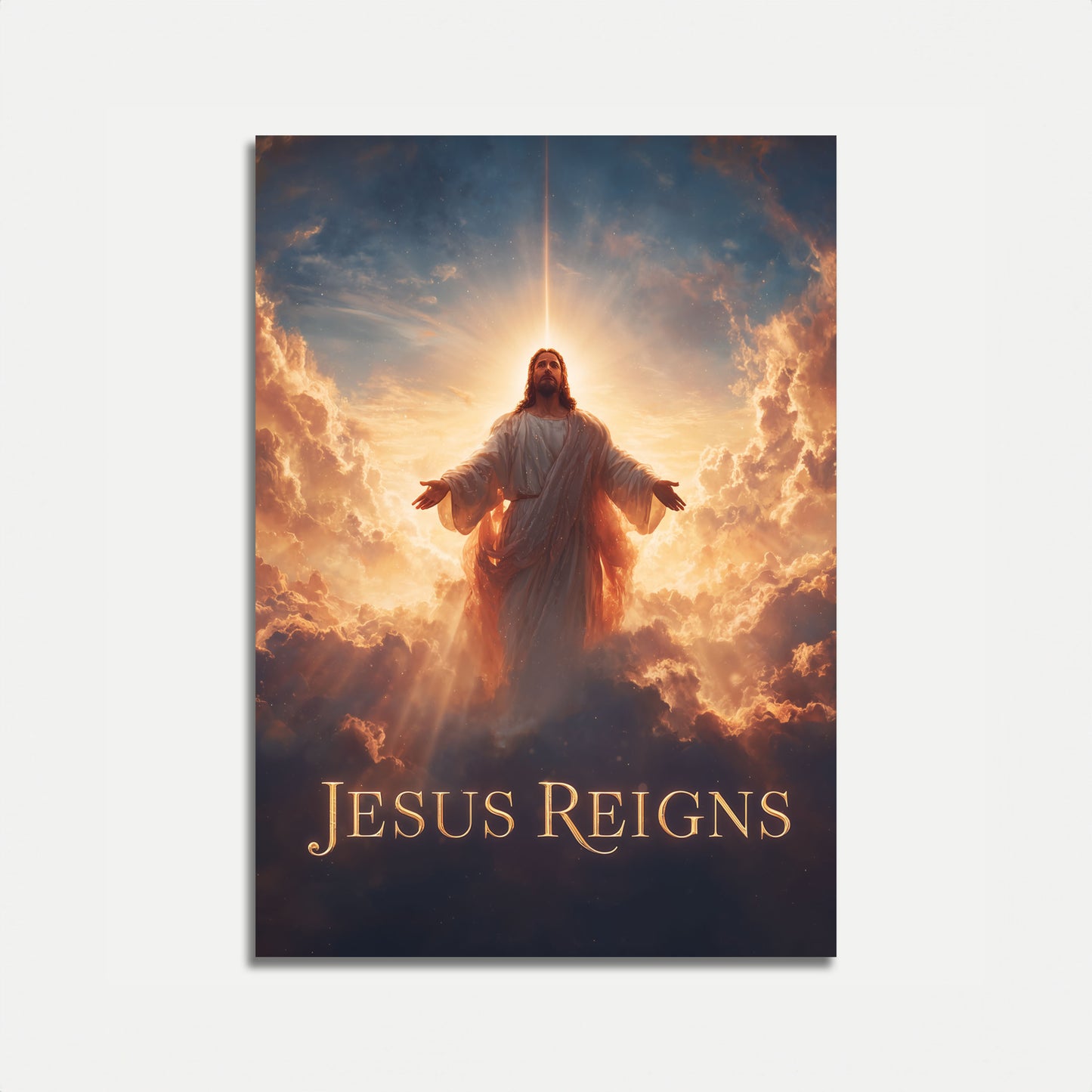 Divine Light Jesus Reigns Poster