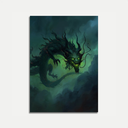Emerald Dragon Nightmare Poster