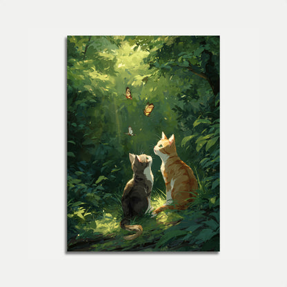 Forest Companions Butterfly Poster