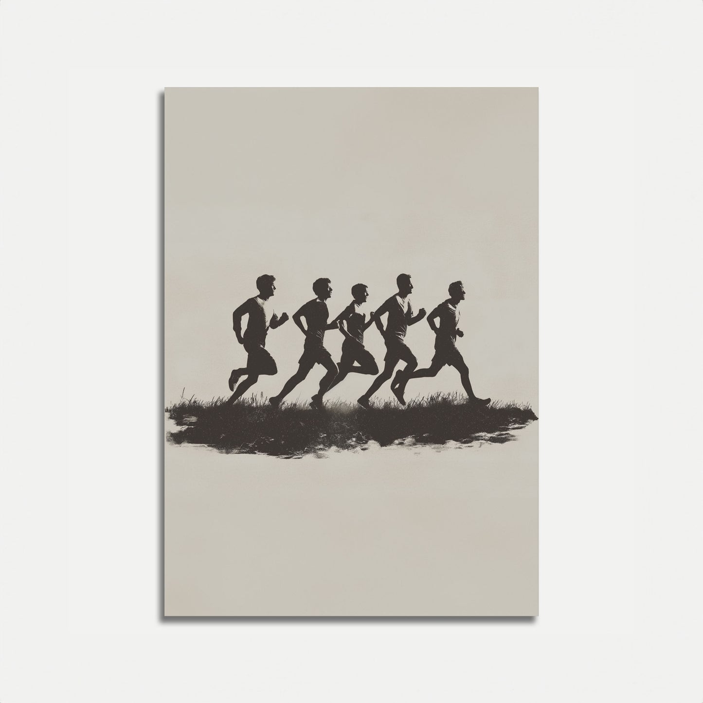 Silhouette Runners Motion Poster