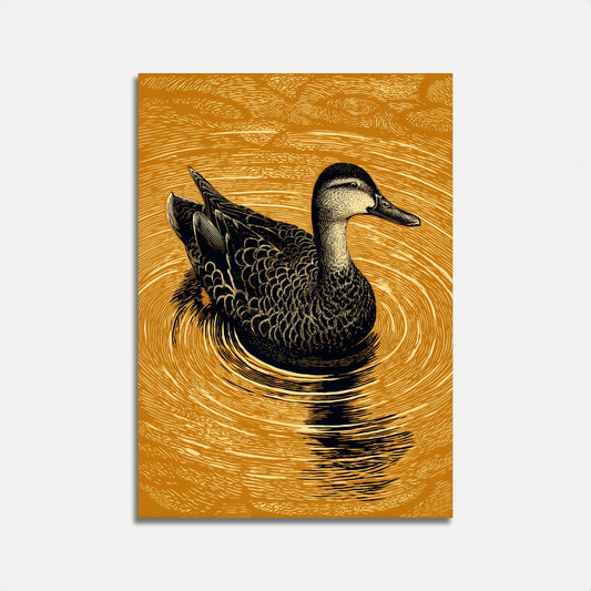 Golden Duck Sanctuary Poster