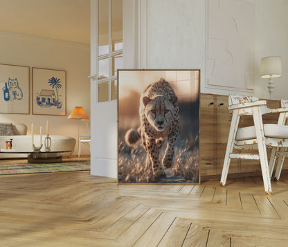 Póster de Fierce Cheetah Wilderness