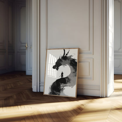 Samurai Dragon Spirit Poster