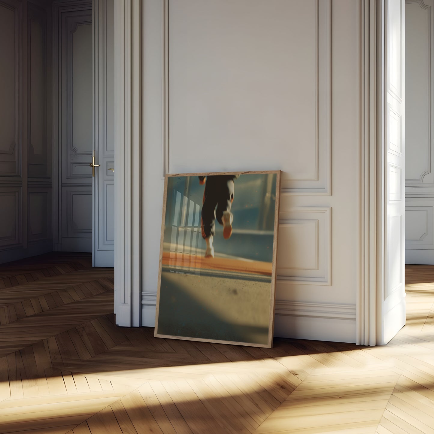 Dynamic Running Motion Poster