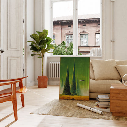 Affiche Paysage Désertique Alien Towers