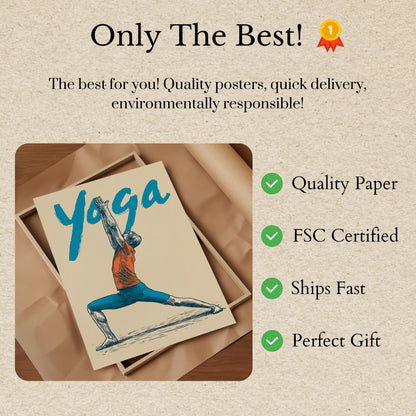 Levendig Yoga Flow Poster