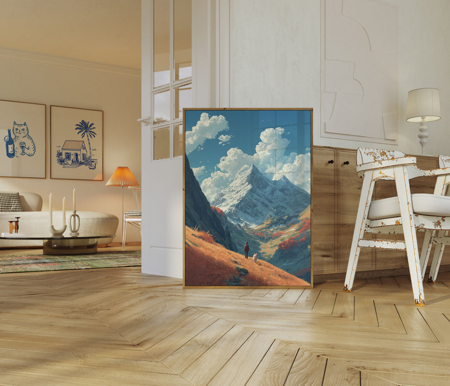 Mountain Wanderer Adventure Poster