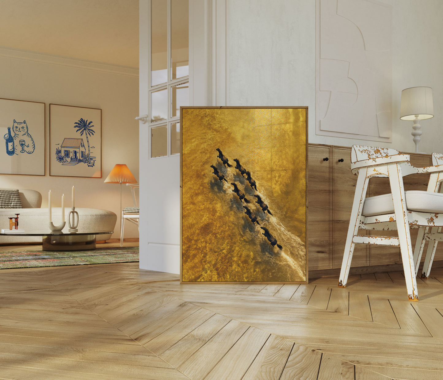Wild Horses Golden Rush Poster