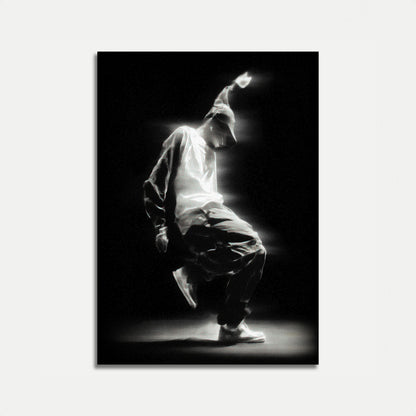 Dynamic Silhouette Dance Poster