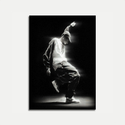 Dynamic Silhouette Dance Poster