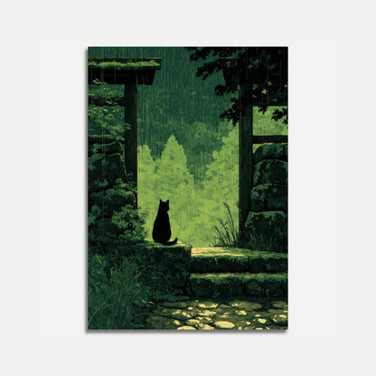 Cat in the Rain Poster