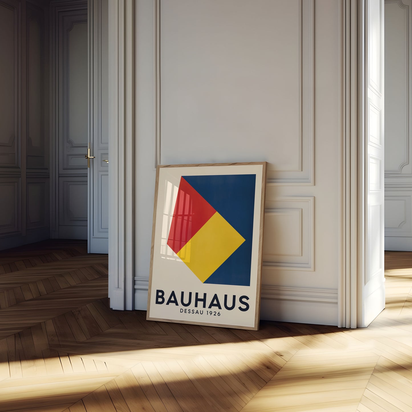 Bauhaus Geometric Design Poster