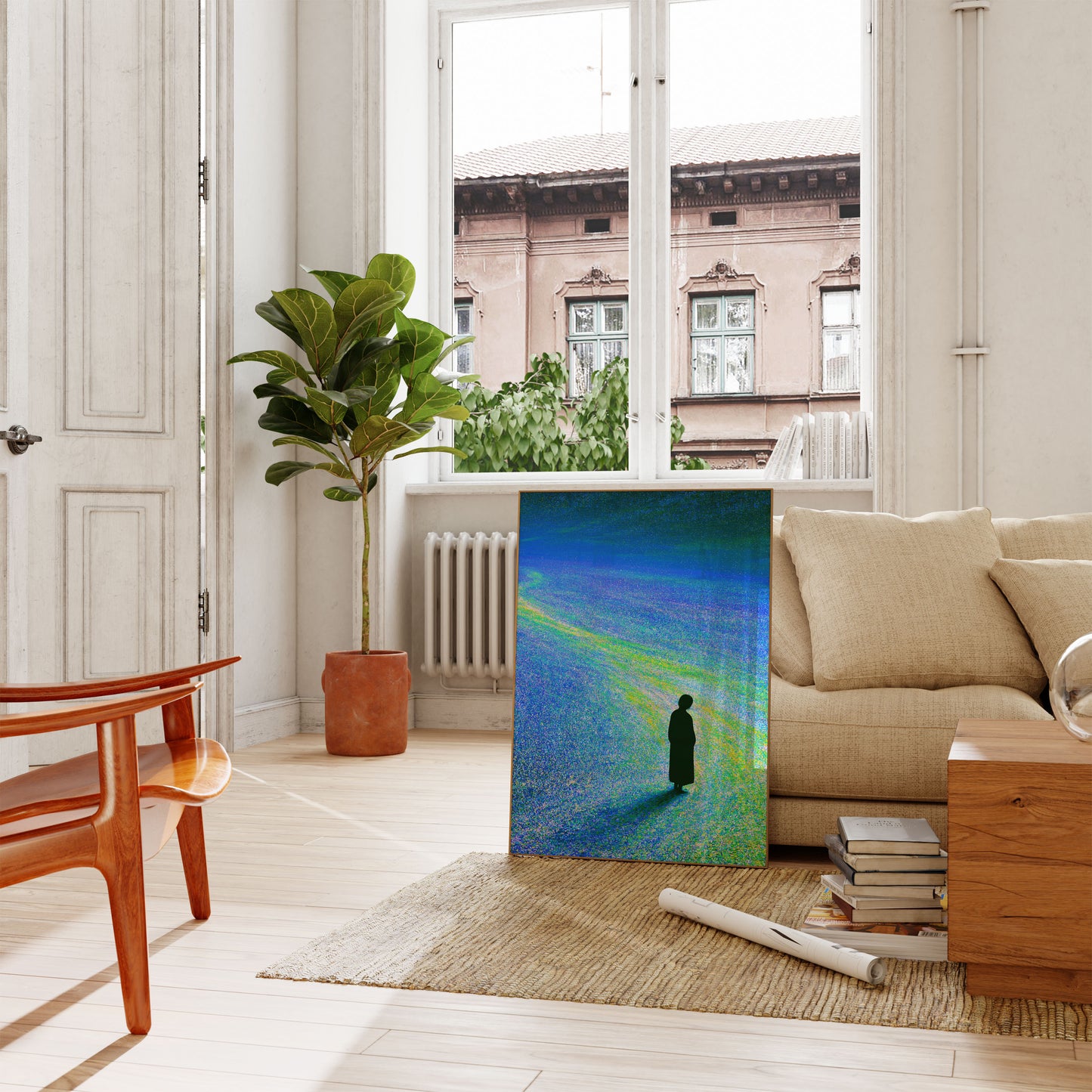 Solitude in Digital Light Poster