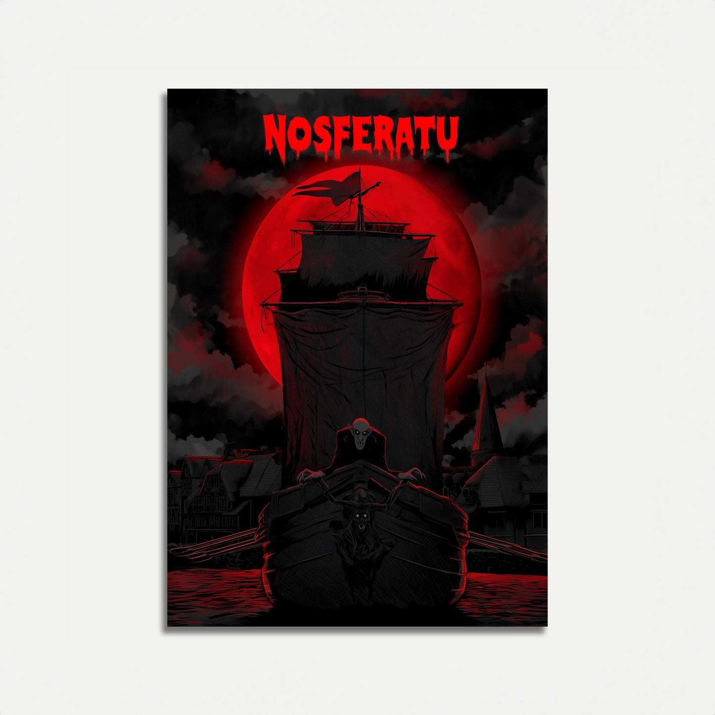 Nosferatu Castle Gothic Horror Poster