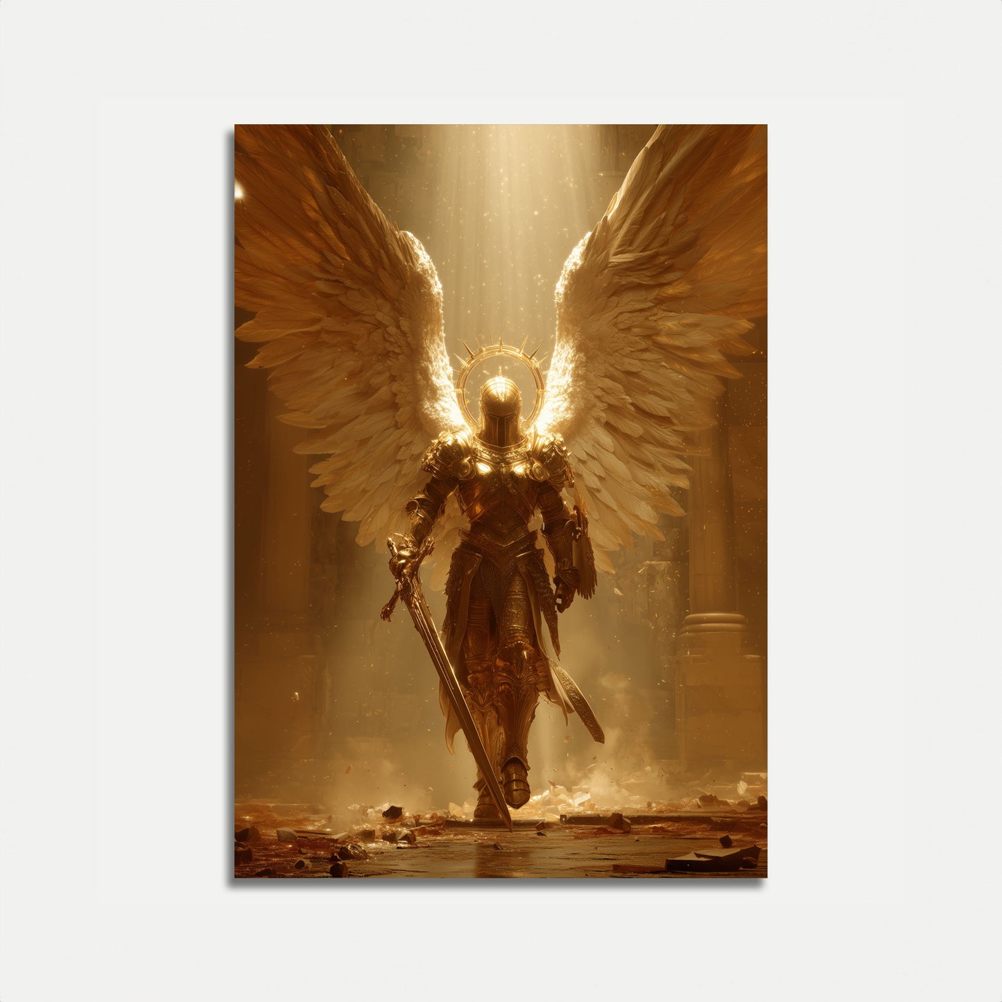 Celestial Warrior Angel Poster