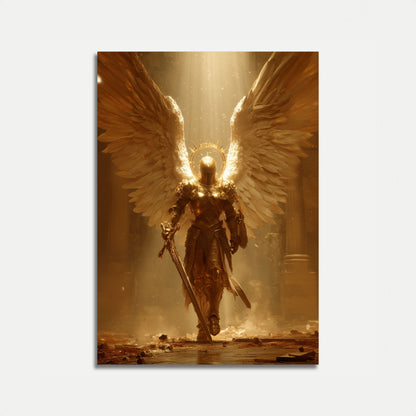 Celestial Warrior Angel Poster