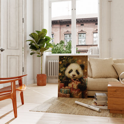 Christmas Panda Gift Wonderland Poster