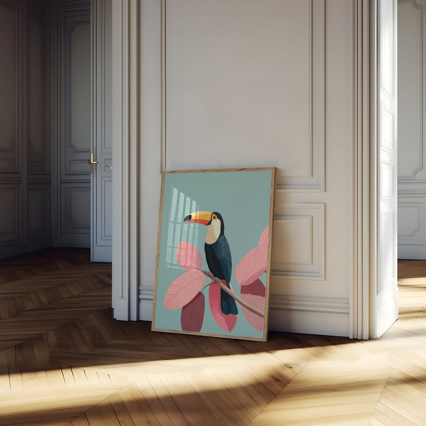 Colorful Tropical Toucan Poster