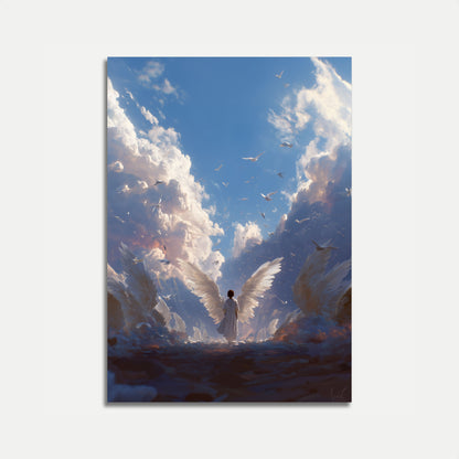 Goddelijke Engelenvleugels Poster