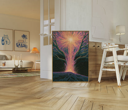 Cosmische Boom Poort Poster