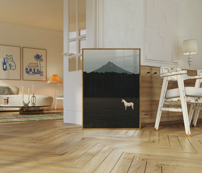 Magical Unicorn Mountain Poster